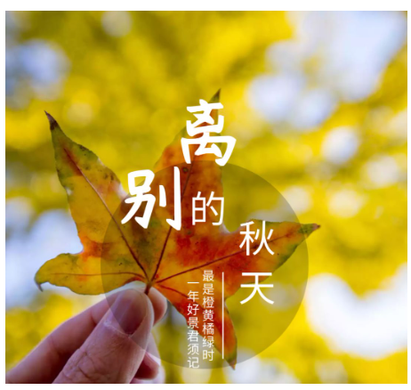 告别秋天